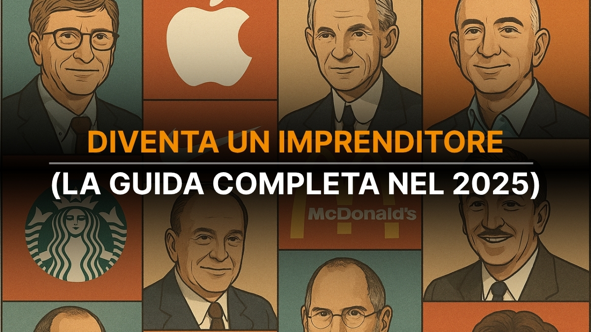 COME DIVENTARE UN IMPRENDITORE NEL 2025 : I 4 Pilastri e esempi pratici per iniziare subito a metterli in atto nel tuo business
