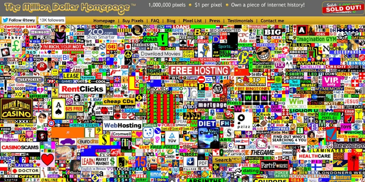 Alex Tew: Il Business da 1 Milione di Dollari in 4 Mesi (e l’Attitudine che Ogni Imprenditore deve Avere per Avere Successo)